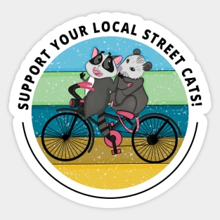 Support Your Local Street Cats! Sticker